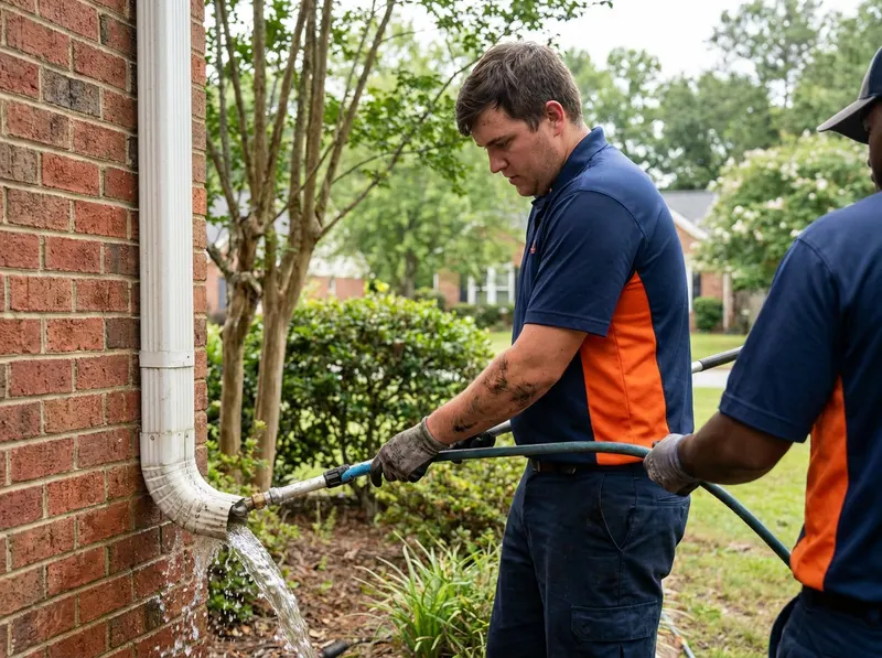 Downspout Clearing & Flush in Macon, GA